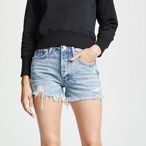 agolde cut off shorts